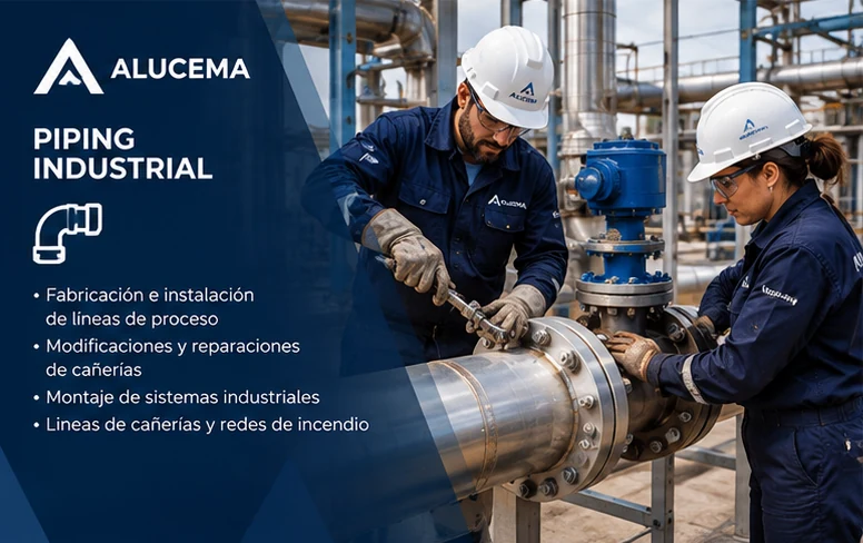 Piping industrial — Alucema