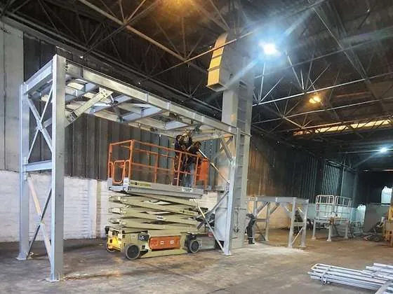 Fabricación y montaje de plantas