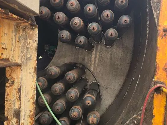 Reparación integral de haz tubular de secador rotatubos — Cercopesca Antofagasta